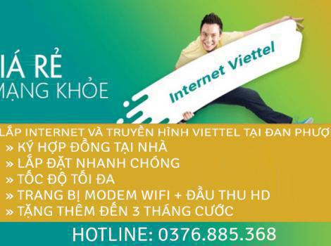 Lắp internet cáp quang Viettel tại Đan Phượng