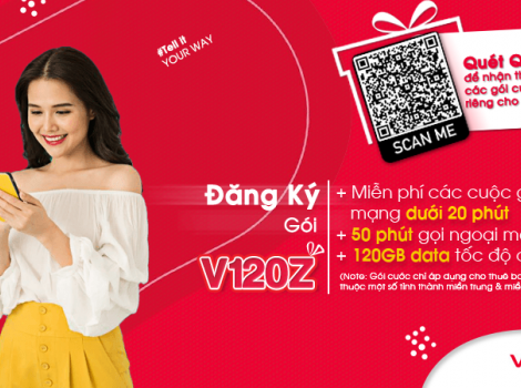 Gói V120Z Viettel áp dụng ở đâu 2025