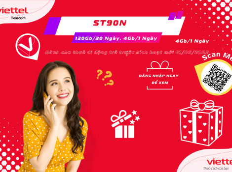 Đăng Ký 3G Viettel 1 Tháng 90K Ưu Đãi Data Nhất 2025