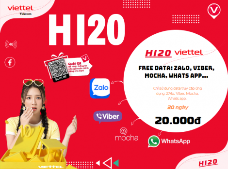 Cách Đăng Ký 4G Viettel 1 Tháng 20K Ưu Đãi 2024