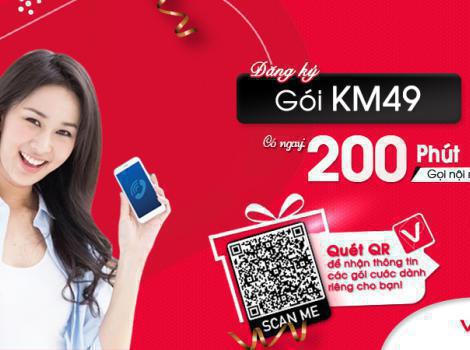 Gói cước 49k của viettel có 200 phút gọi nội mạng 2025