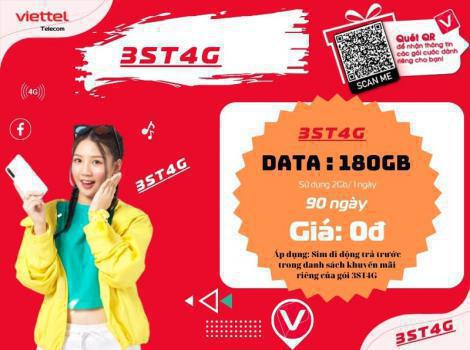Cách đăng ký nhận Data 4G Viettel miễn phí 90 ngày 2024