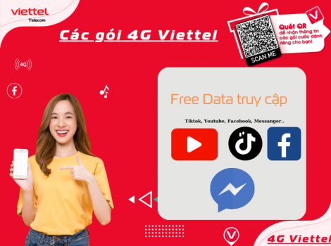 Các Gói 4G Viettel Xem Youtube, Tiktok Miễn Phí Data 2025