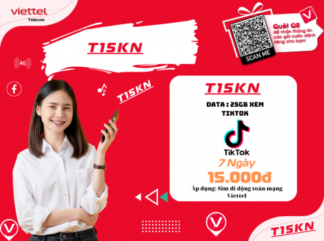 Các Gói 4G 5G Viettel Ưu Đãi Free Data Xem TikTok 2025 