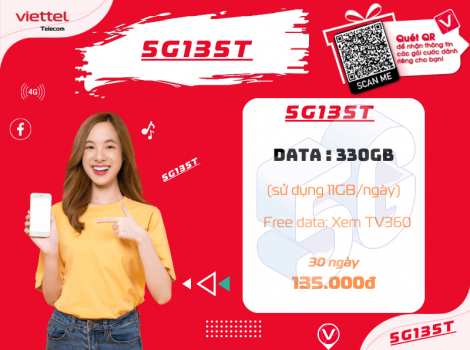 5G135T CH Gửi 290 Là Gì? Cách Đăng Ký Gói 5G135T Viettel 2026
