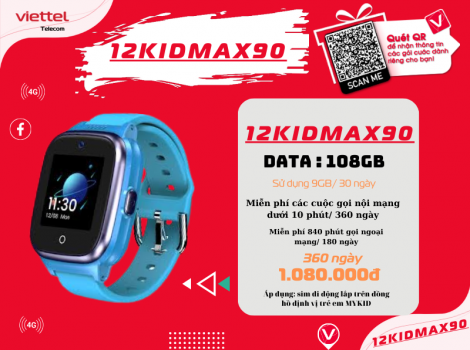 Có Nên Đăng Ký Gói 12KIDMAX90 Viettel Không? Đánh Giá Thực Tế 2026