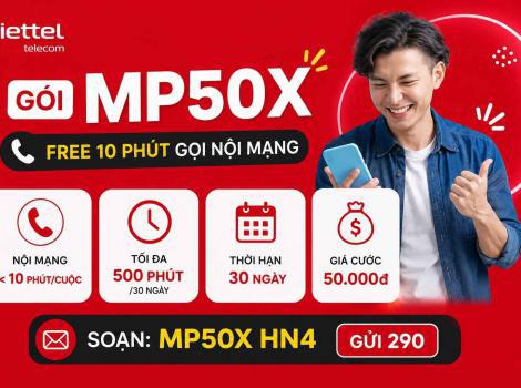 Đăng Ký MP50X Viettel Với 1 Tin Nhắn SMS | Soạn MP50X HN4 Gửi 290