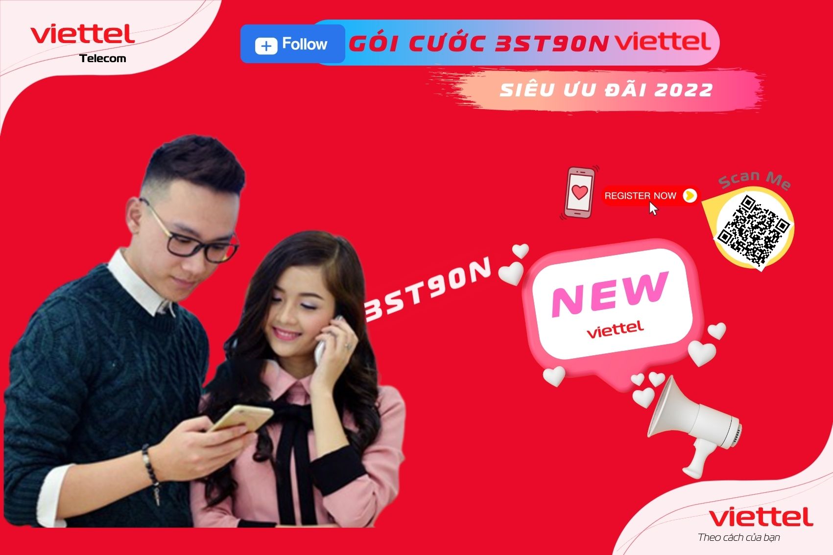 Gói 3st90n Viettel