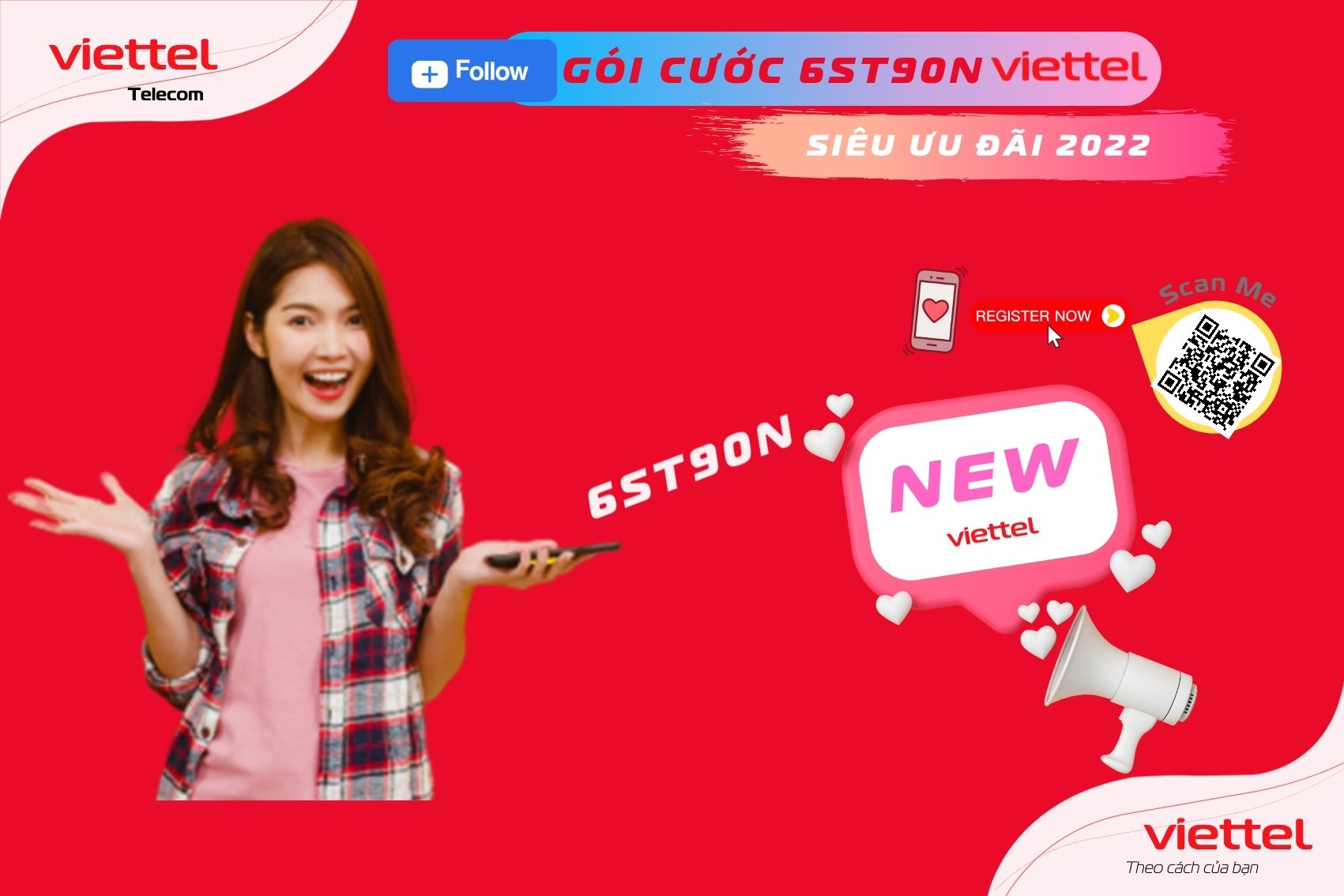 Gói 6st90n Viettel