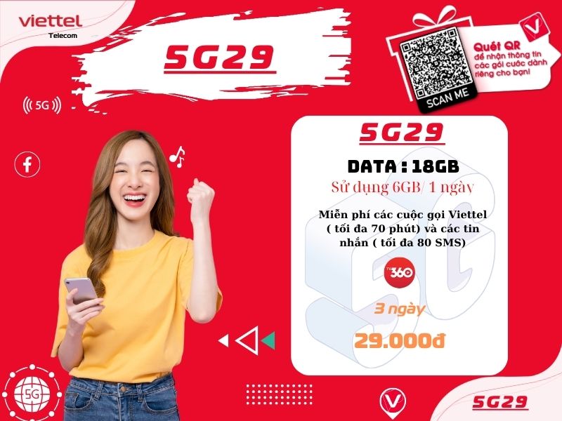 Gói 5G29 Viettel