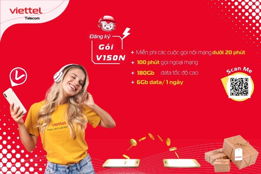Gói cước V150N của Viettel