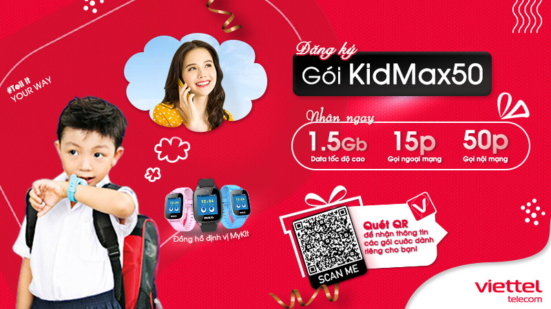 Gói KIDMAX50 Viettel