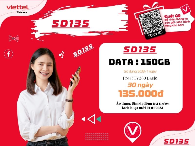 Gói SD135 của Viettel