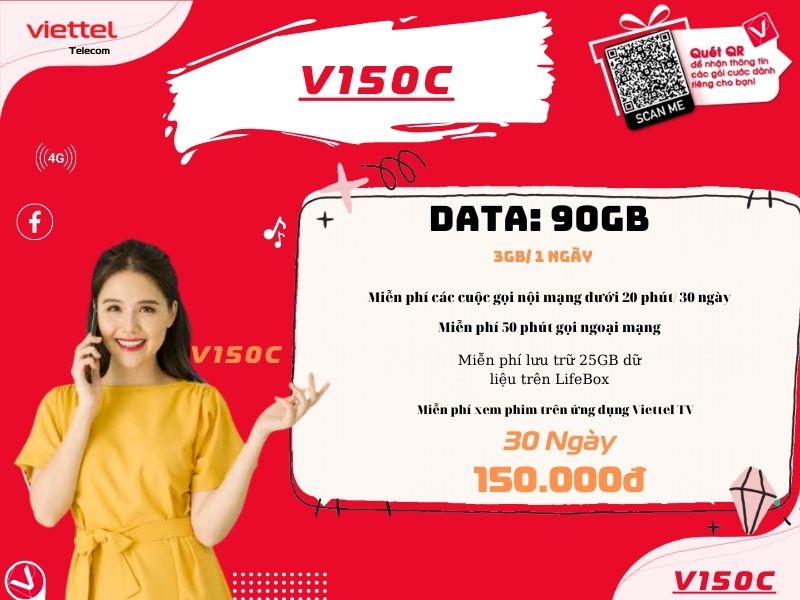 Gói V150C của Viettel