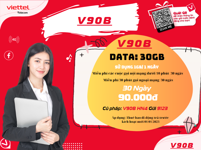 Gói V90B Viettel