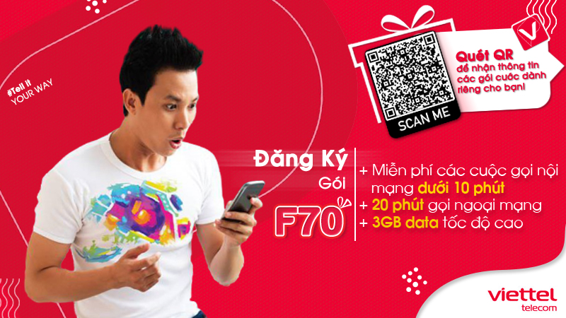 Gói F70 của Viettel
