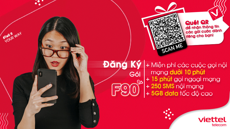 Gói F90 Viettel