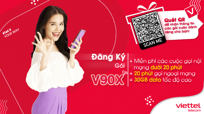 Gói V90X của Viettel