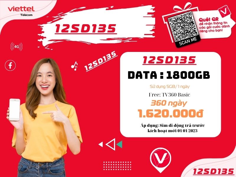 Gói 12SD135 của Viettel