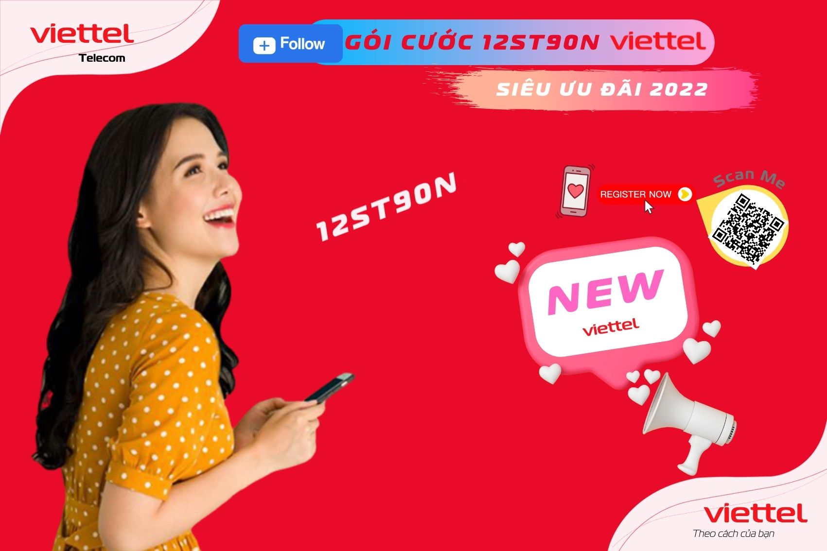 Gói 12st90n Viettel