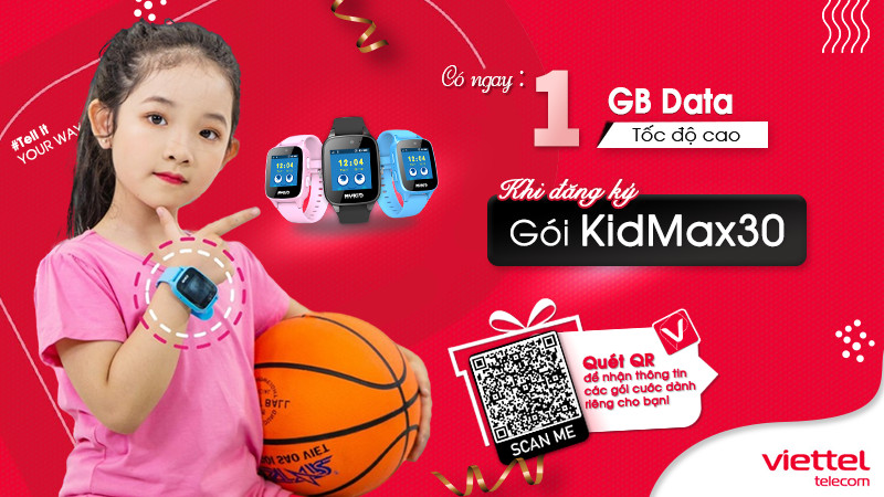 Gói KIDMAX30 Viettel