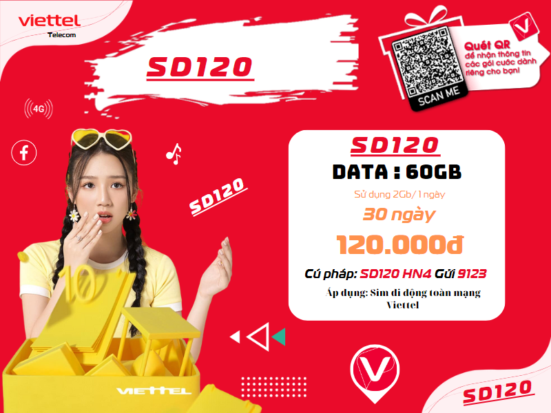 Gói SD120 Viettel