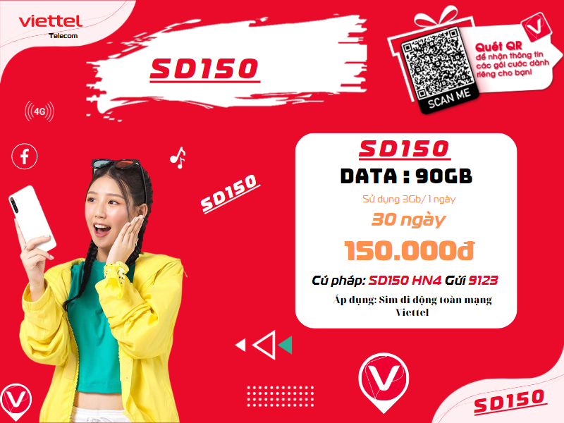Gói SD150 Viettel