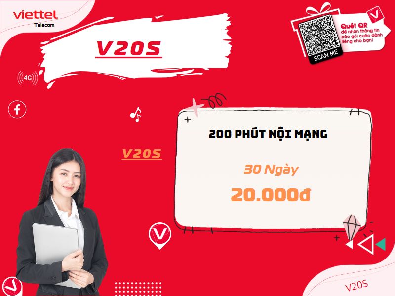 Gói V20S Viettel