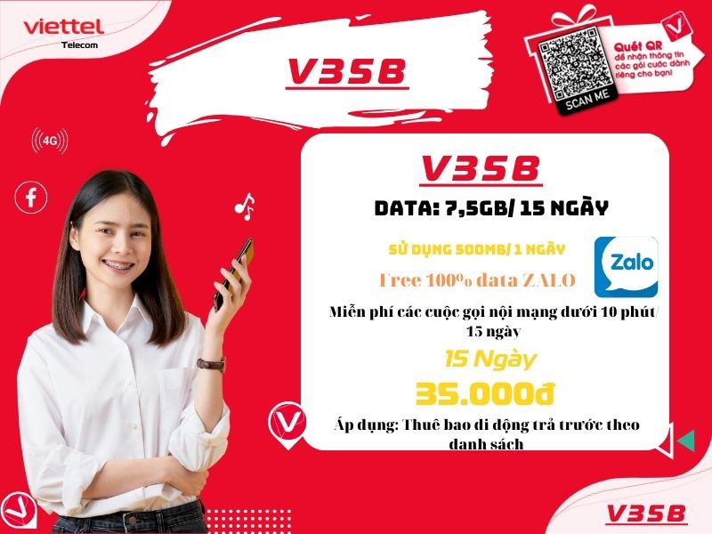Gói V35B của Viettel