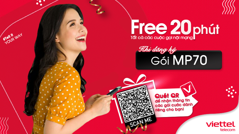 Gói cước mp70 của Viettel